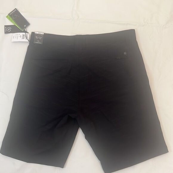 Burnside Mens Black Shorts 36 Waist 20 Length Hybrid Series Stretch Land & Sea - Picture 5 of 6